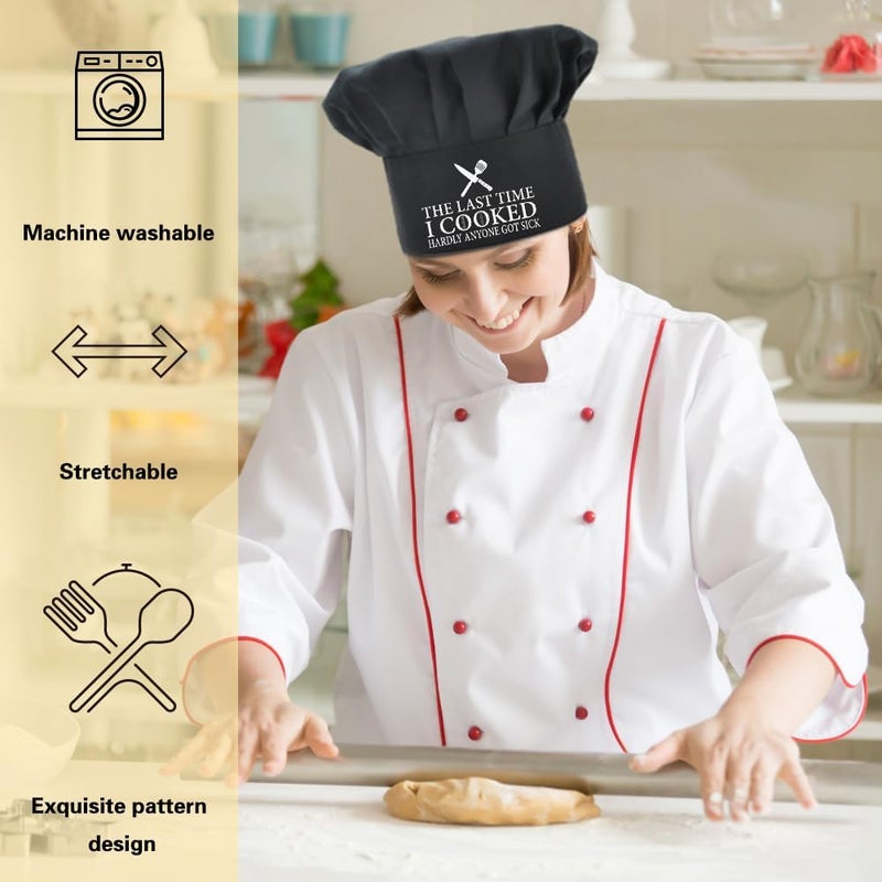 ZBBFSCSB Funny Chef Hat, Adjustable Cooking Hat for Man, Christmas for Men Husband Grandpa Brother - Image 3